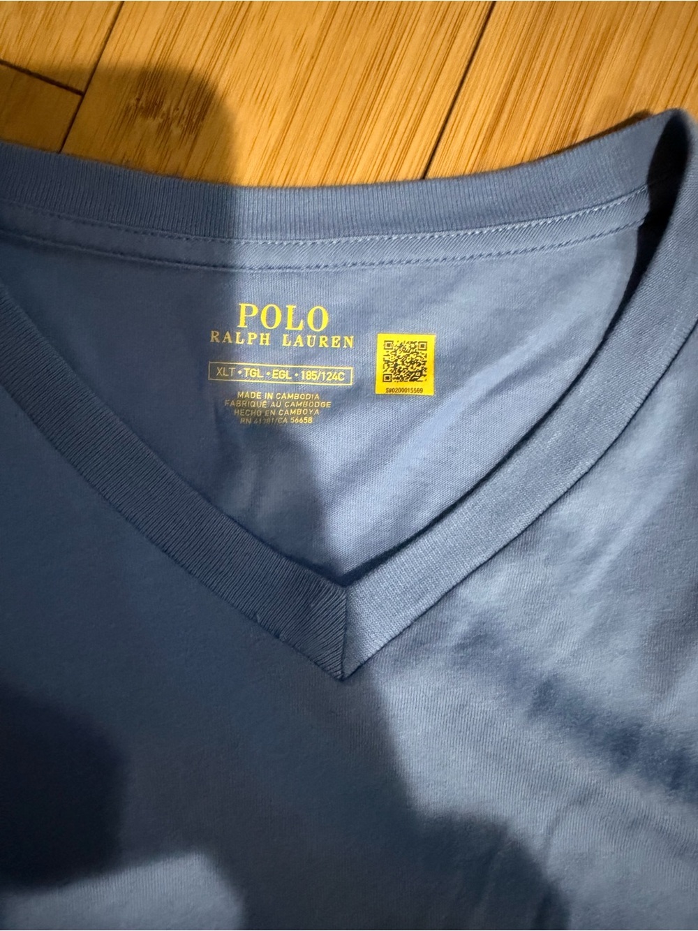 Polo by Ralph Lauren Men's V-Neck T-Shirt Blue and crew neck sweater